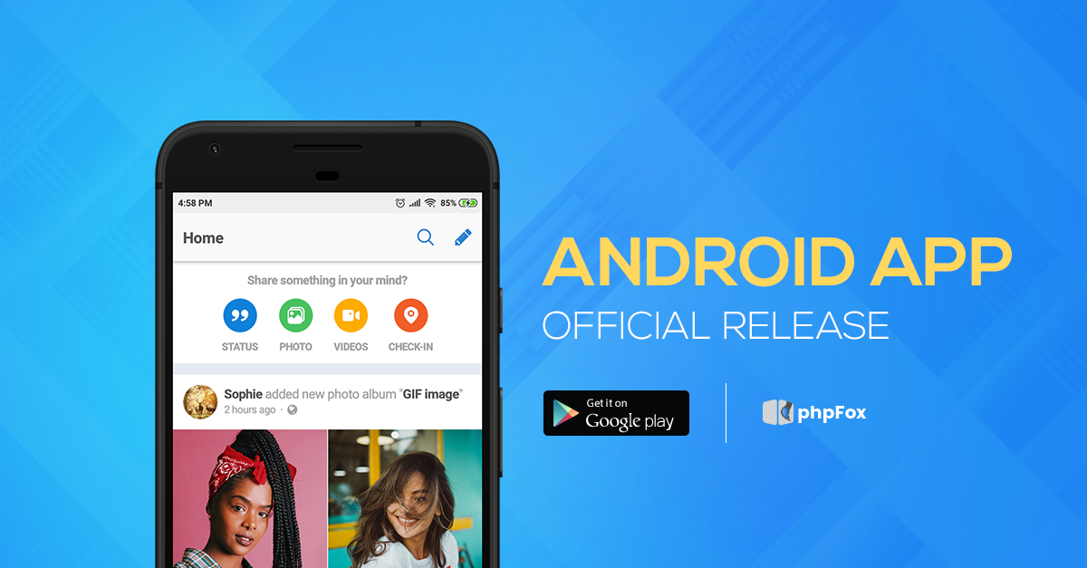 phpFox Android Mobile App Official Release
