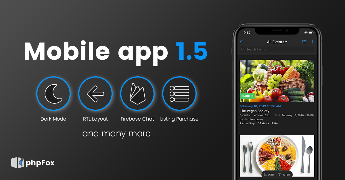 phpFox Mobile App 1.5 Official Release