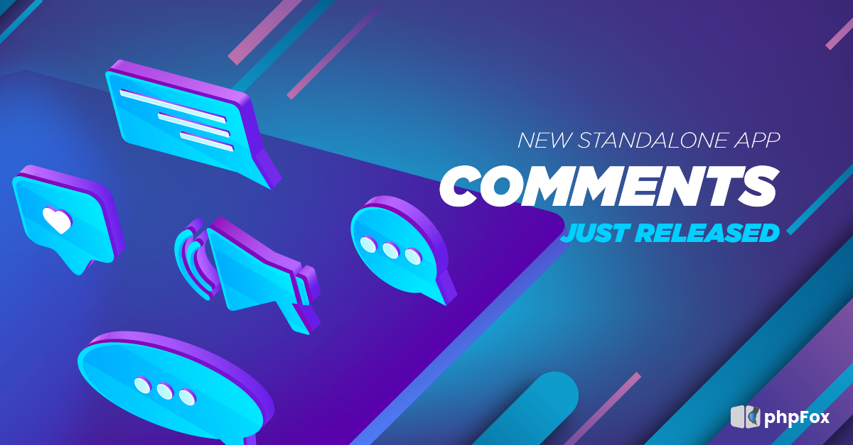 New standalone Core app released: Comments