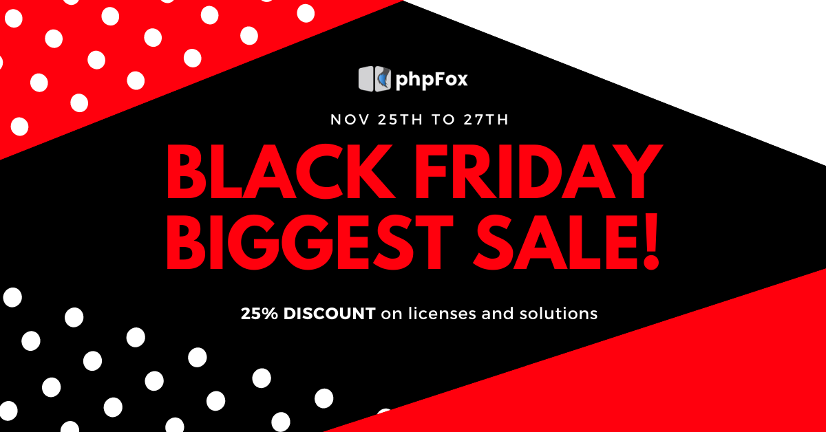 Black Friday Sale is HERE!