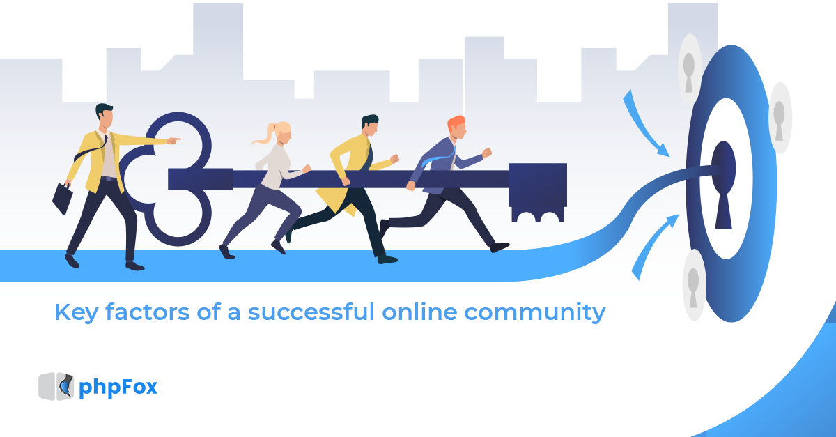 Key factors of a successful online community