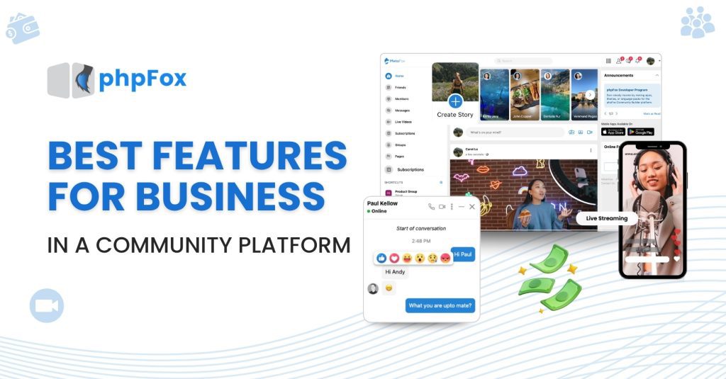 Best Features for Business in a Community Platform